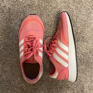 Adidas Pink Tennis Shoes Size 7